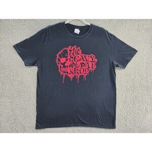 The Heavy Metal Shop Shirt Mens XL Salt Lake City Black T-Shirt Y2K